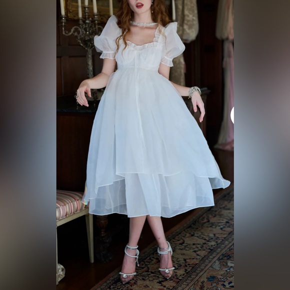 Selkie: The Ivory Ever After Dress S - Picture 2 of 7